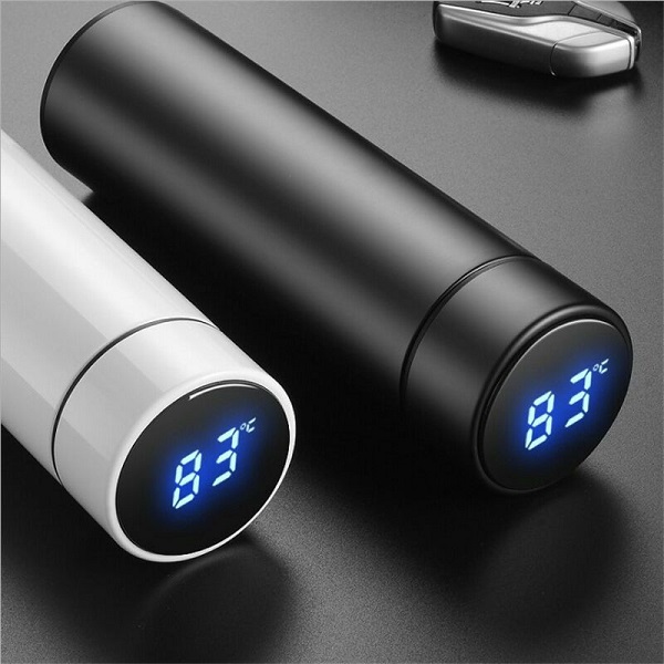 保溫杯智能測溫LED溫度杯304不銹鋼水杯商務(wù)辦公杯
